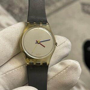 Swatch Watch Ladies LITTLE SNOWWHITE LK116 Vintage 1988 25mm Swiss Made